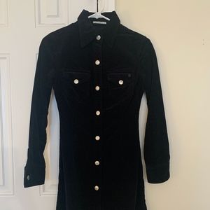 Alex Chung for AG Black Corduroy Dress